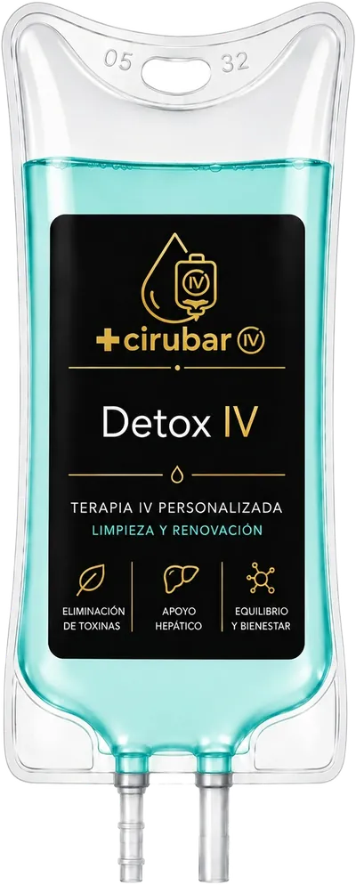 Suero Detox — protocolo IV CIRUBAR