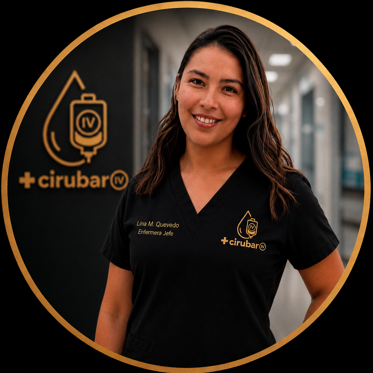 Retrato profesional de Enf. Lina M. Quevedo — CIRUBAR IV